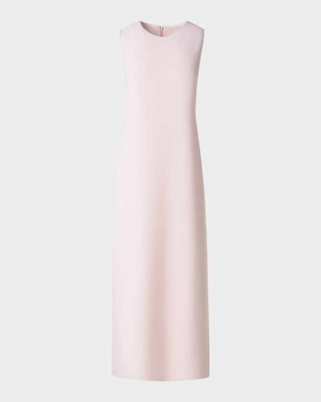Sleeveless Virgin Wool Midi Dress